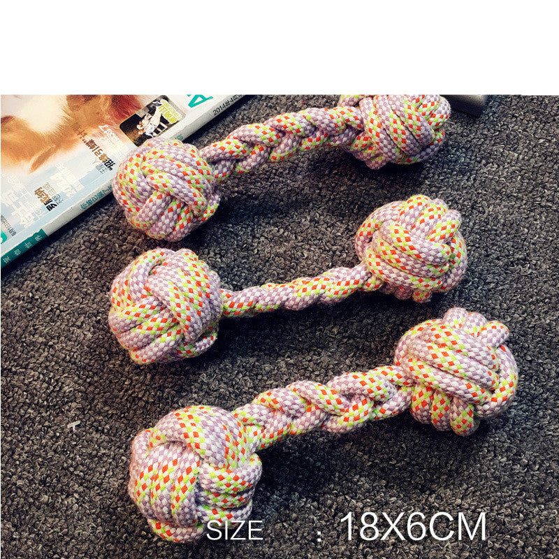 Pet Molar Bite Resistant Cotton Rope Dog Toy