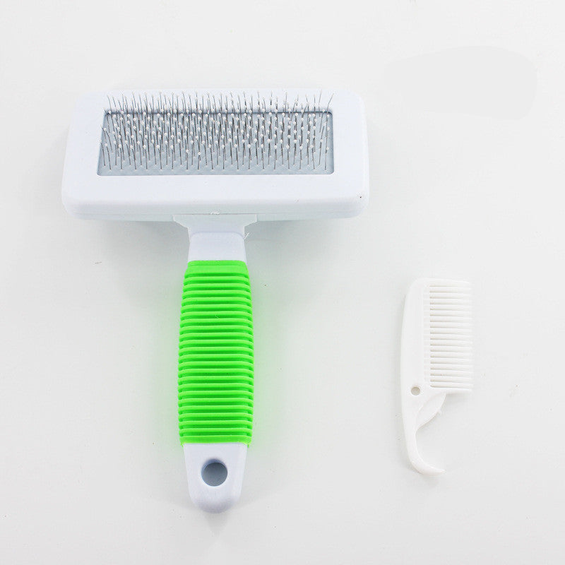 Non-slip handle pet comb