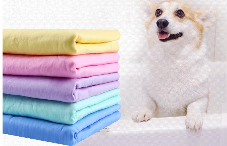 Special absorbent towel for cats and dogs