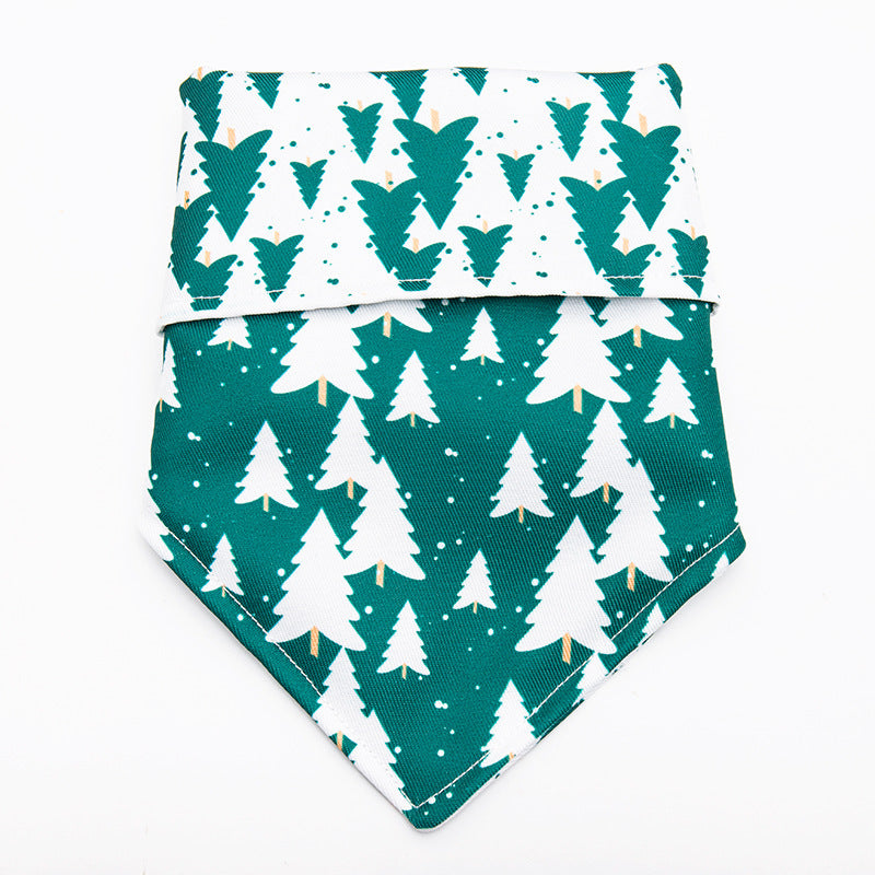 Printed Triangle Scarf Fashion Butterfly Bow Tie