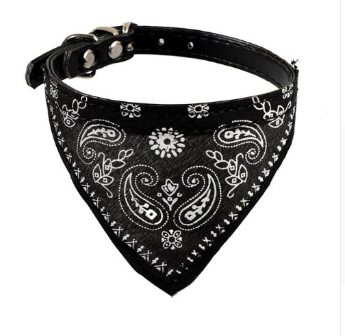 Metal quick-release buckle fabric collar collar adjustable size small and medium-sized dogs