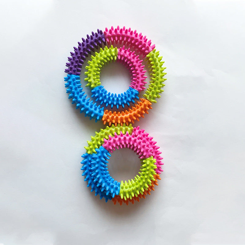 Rubber Thorn Ring Pet Bite Resistant Toy