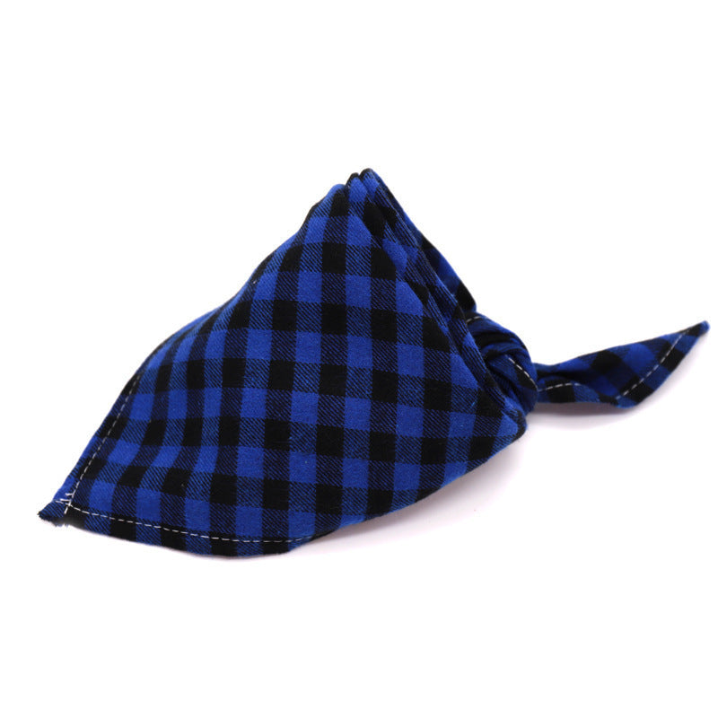 Scottish Style Spring Flannel Triangle Scarf