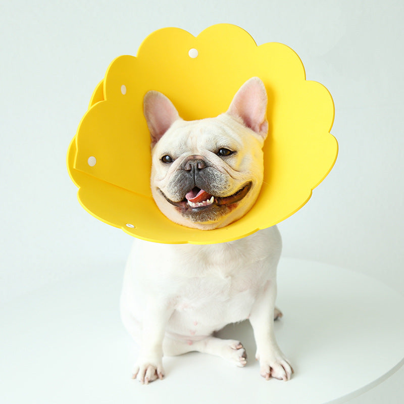 Sunflower Modeling Pet Protection Collar Anti-licking Head Cover