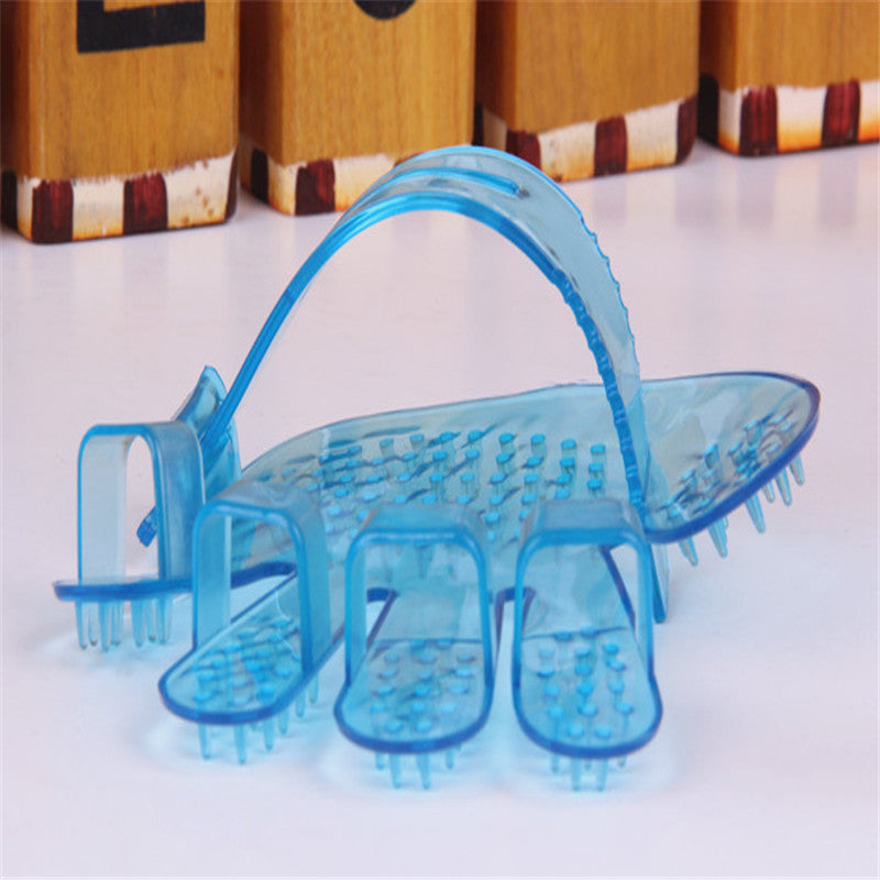 Five finger dog shower brush