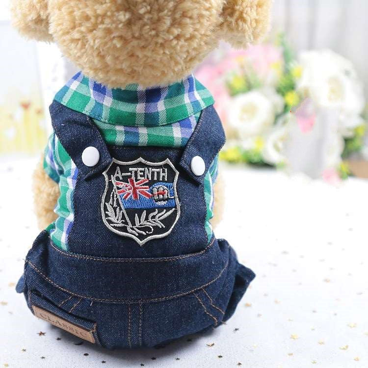 Pet dog clothes four-legged clothes