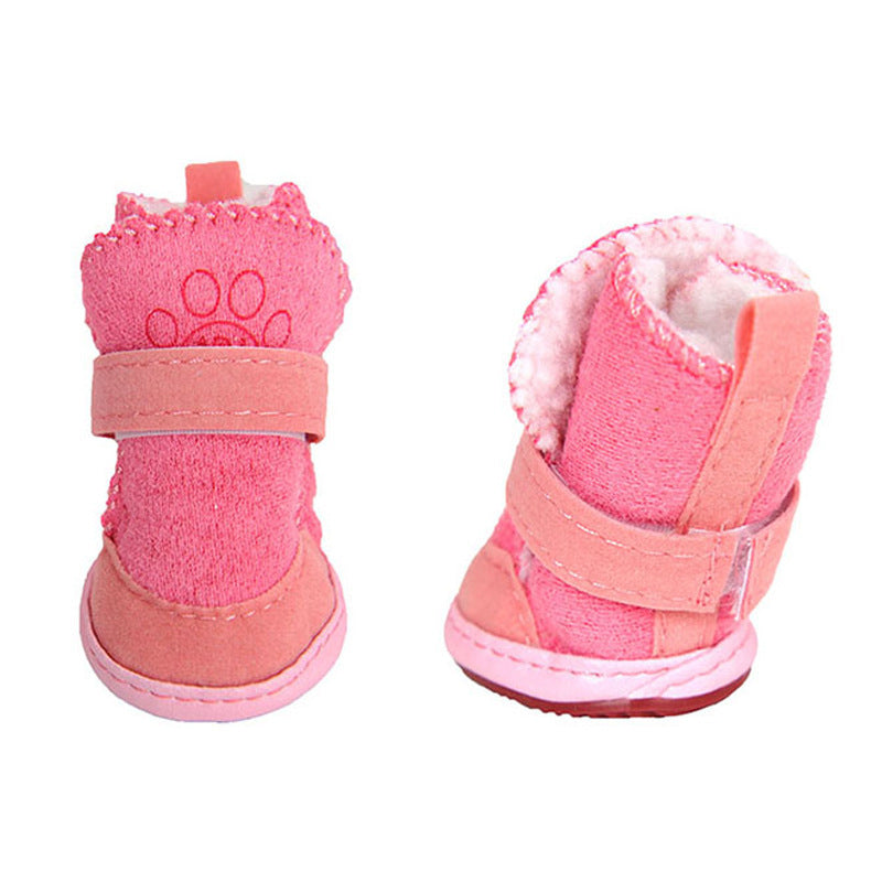 Dog snow boots teddy