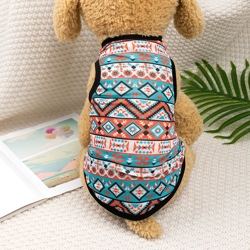 Small Dog Teddy Bear National Style Pet Clothes