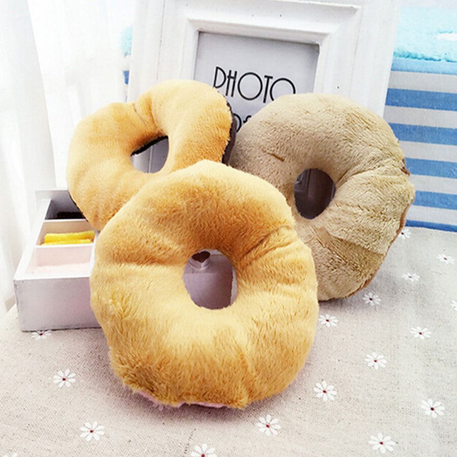 Donut plush vocal pet toy