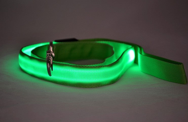 LED Luminous Traction Belt Dog Leash