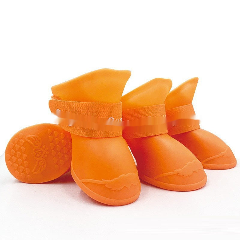 Creative Anti Slip Soft Soled Pet Rain Shoes