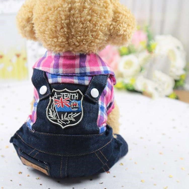 Pet dog clothes four-legged clothes