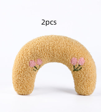 U-shaped Cat Toy Pillow To Protect Cervical Vertebra Pet Sleeping Pillow Soft Sounding Deep Sleep