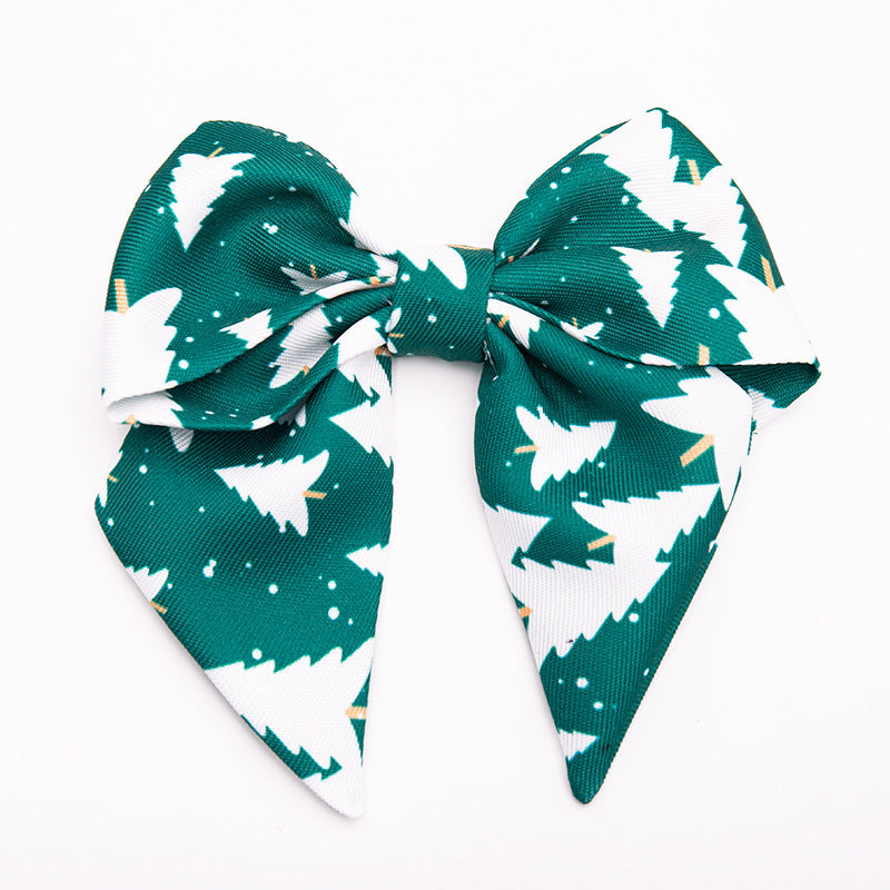 Printed Triangle Scarf Fashion Butterfly Bow Tie