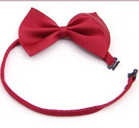 Creative Simple Solid Color Dog Cat Bow Tie