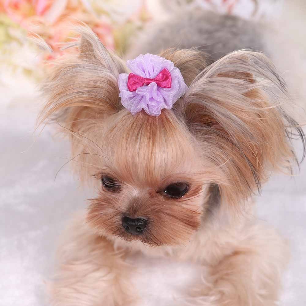 Pet Dog Cute Organza Bubble Hairpin