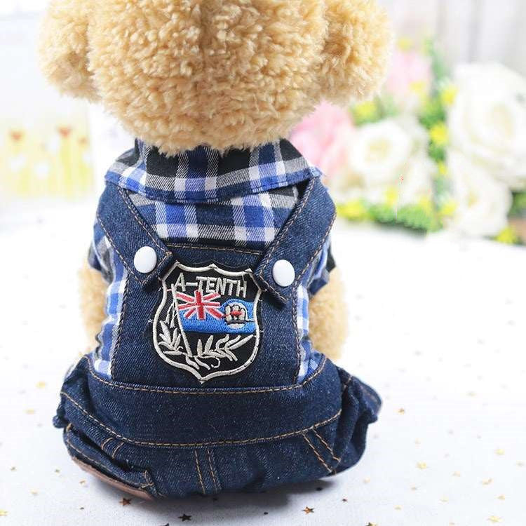 Pet dog clothes four-legged clothes