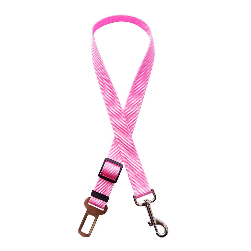 Multicolor Fashion Pet Car Seat Belt Towing Rope