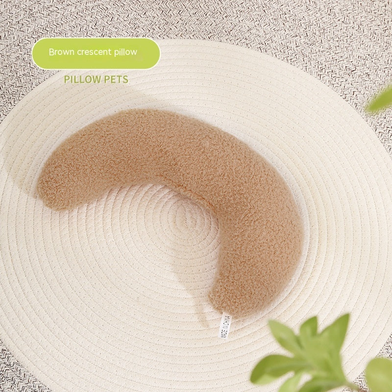 New Pet Supplies Soft For Cats And Dogs Pillow Crescent Type