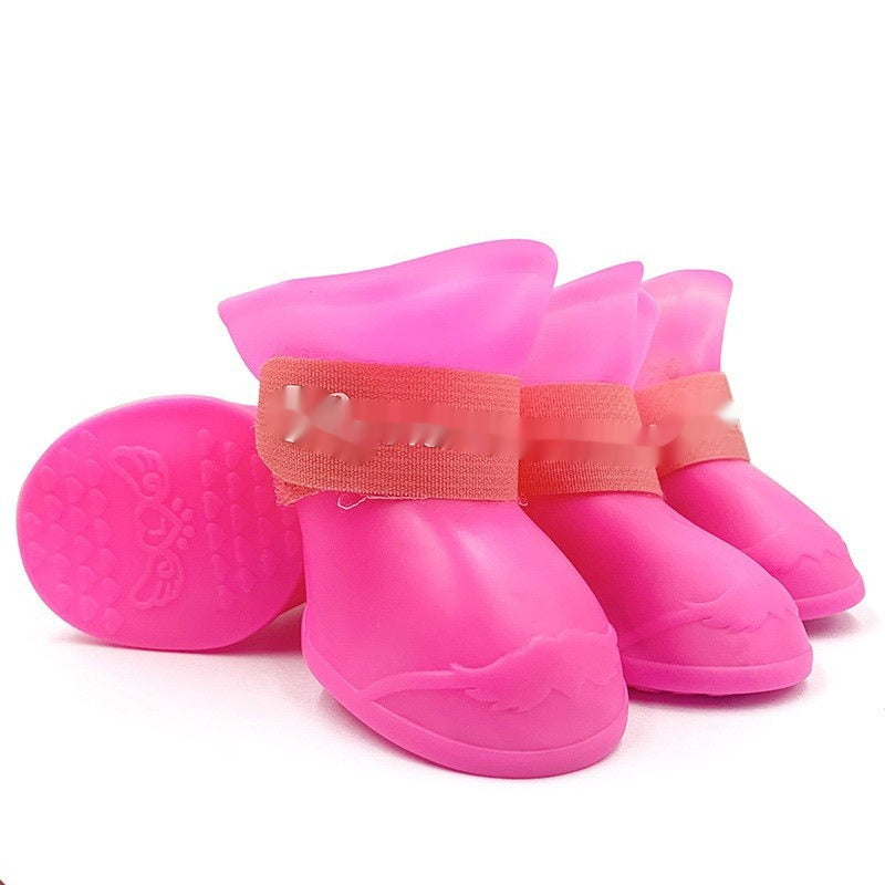 Creative Anti Slip Soft Soled Pet Rain Shoes