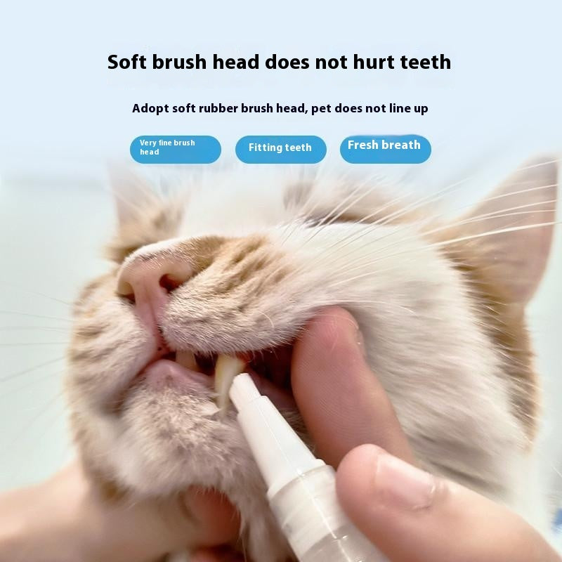 Pet Toothbrush Pen Teeth Cleaning Tools Breath Pet