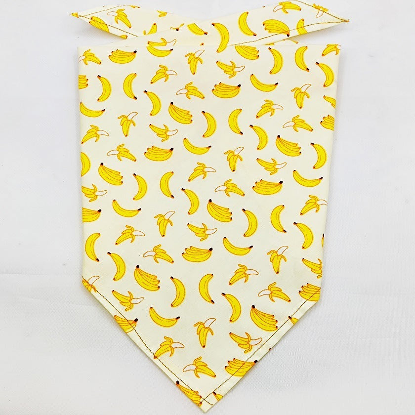 Fruit Green Leaf Pet Scarf Drool Towel