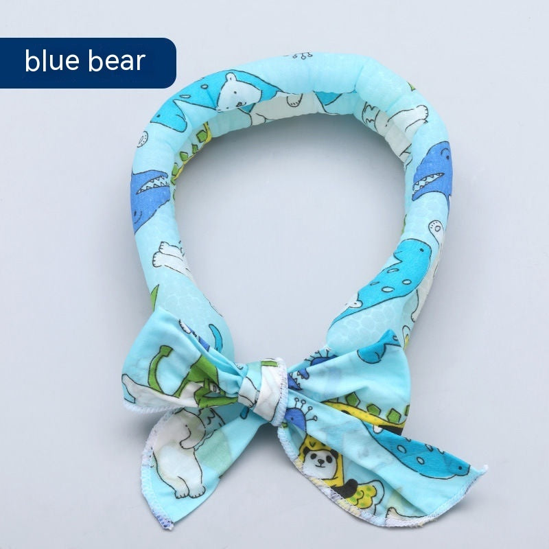 Pet Ice Scarf Summer Scarf Cooling And Heatstroke Prevention