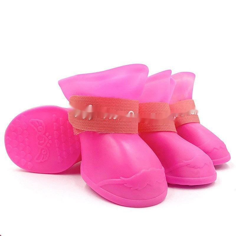 Creative Anti Slip Soft Soled Pet Rain Shoes