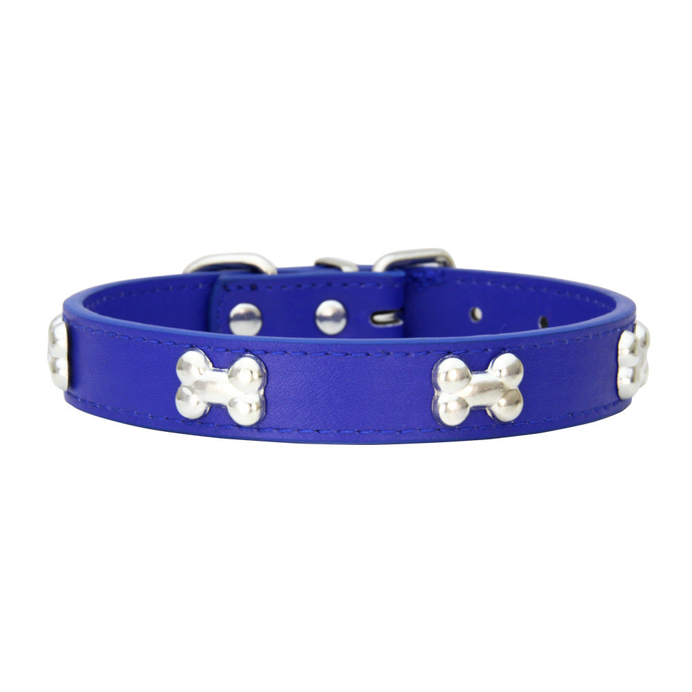 New Product Pet Supplies Collar PU Leather Dog Leash Accessories