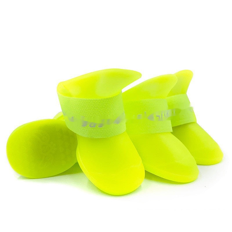 Creative Anti Slip Soft Soled Pet Rain Shoes