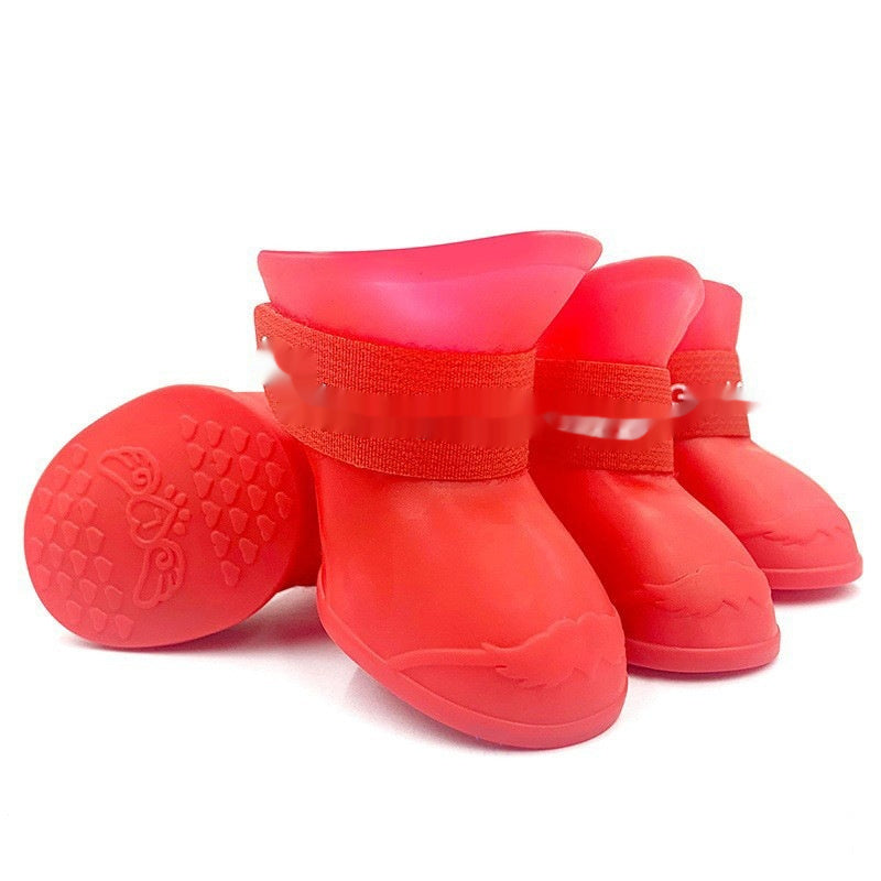 Creative Anti Slip Soft Soled Pet Rain Shoes