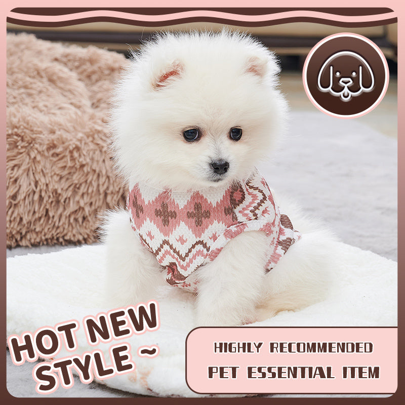 Bohemian Style Dog Clothes Summer Pet Vest For Small Medium Dogs Puppy Cat T-shirt Cute Chihuahua Costume Pet Products Outfit