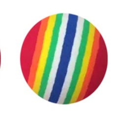 Rainbow Interactive Cat Ball Toy