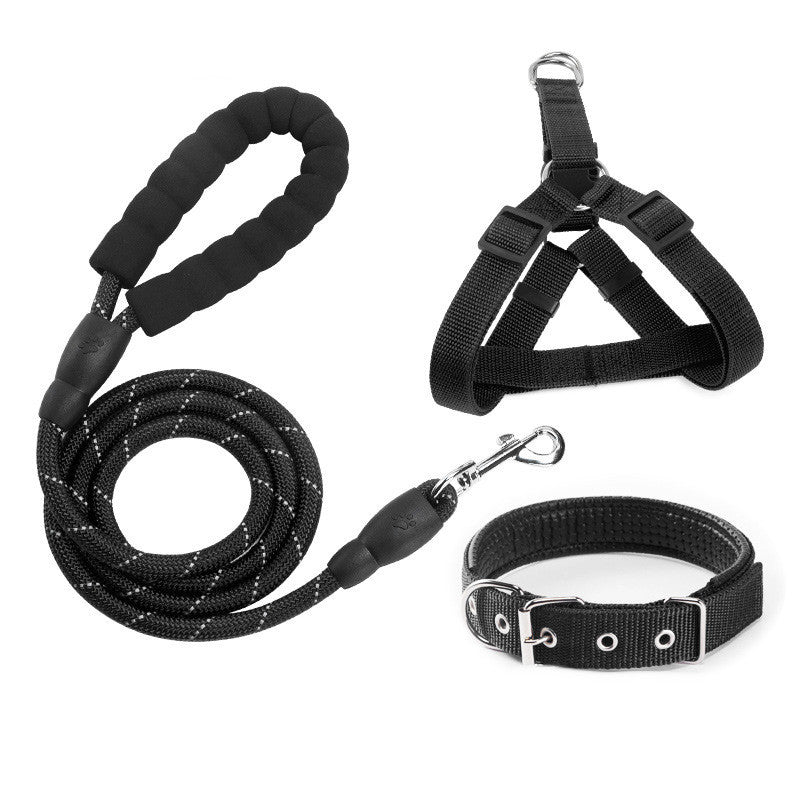 EVA Reflective Pet Dog Leash Collar Set